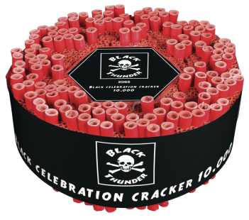 Black celebration cracker 10.000