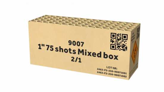 1" 75 shots Mixed box