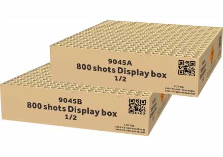 800 shots Display box